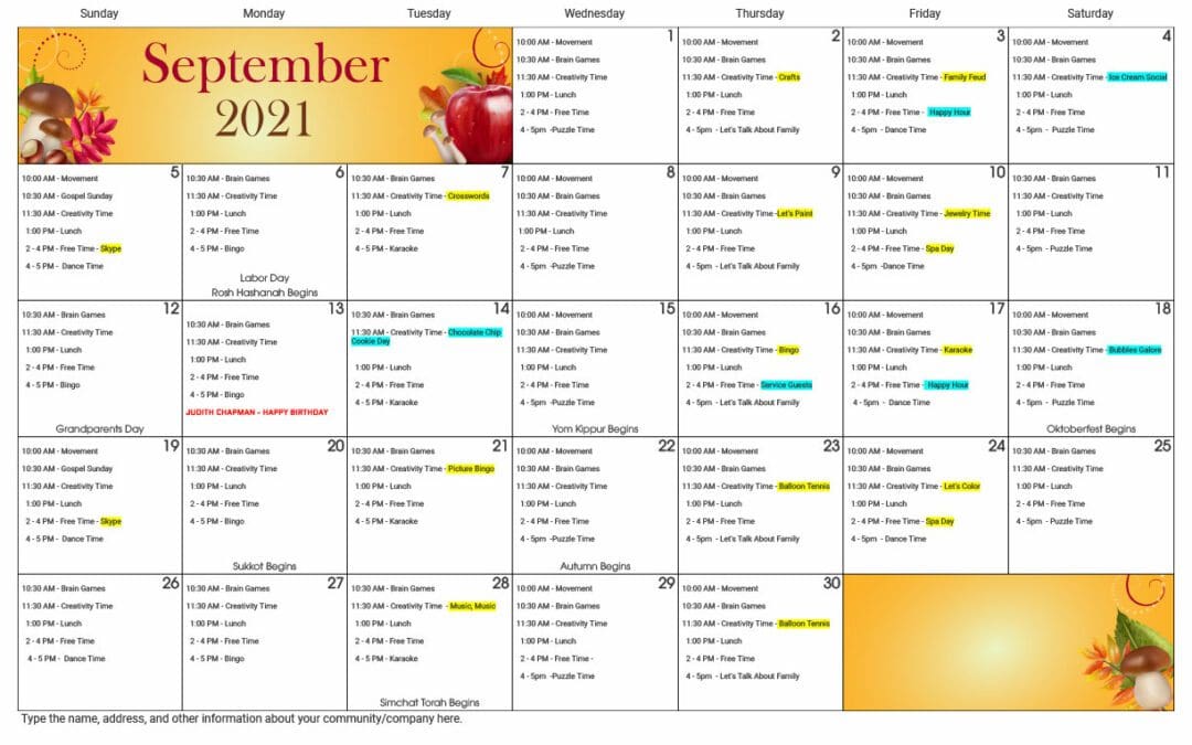 September 2021.